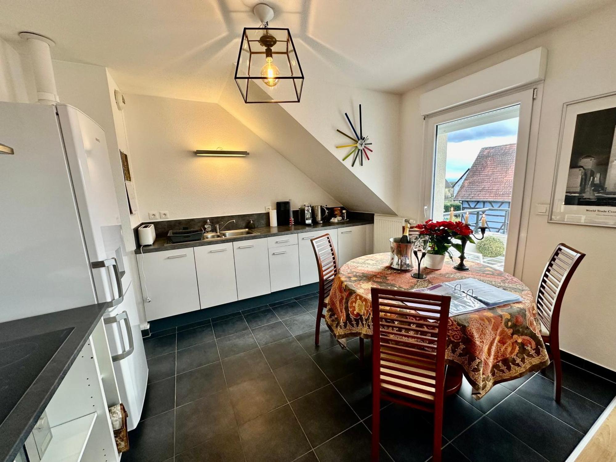 Appartement A2 Pas De Colmar Terrasse,Parking à Wintzenheim Extérieur photo