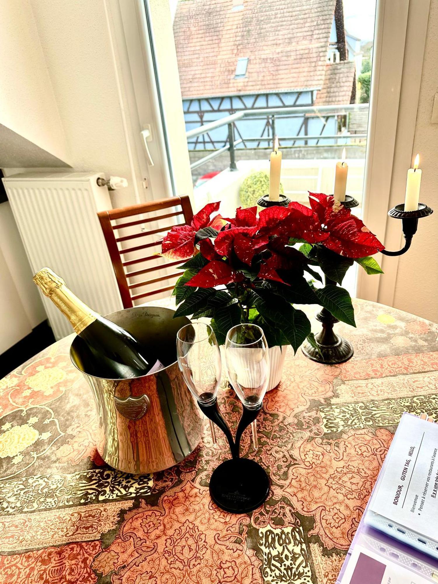 Appartement A2 Pas De Colmar Terrasse,Parking à Wintzenheim Extérieur photo